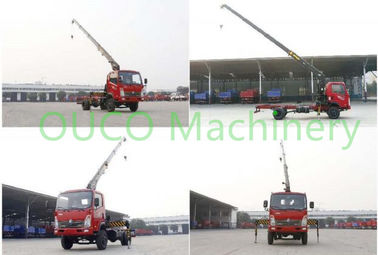 5 ton truck mounted telescopic crane Knuckle Boom with customized color